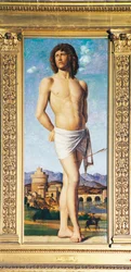 St Sebastian, 1502 körül (olaj, panel)