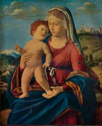 A Szűz és a Gyermek, c1496-9.