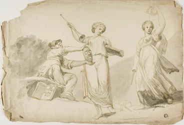 Thalia, Clio és Melpomene