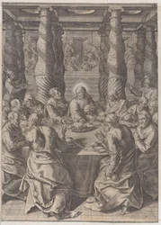 Az utolsó vacsora, kb. 1580.