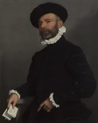 Lavvocato levelet tartó férfi portréja, c. 1570