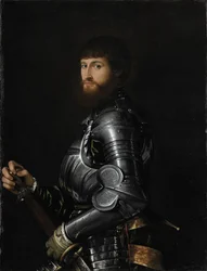 Páncélos nemesember portréja, 1540 és 1560 között