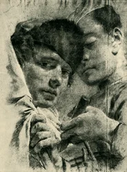 Dobos és zászlóvivő, 18. század eleje-közepe, 1943.