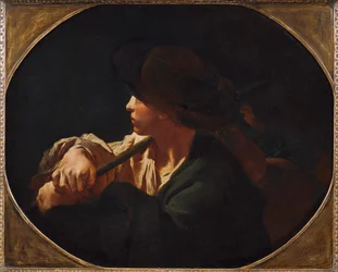 Young shepherd (festmény vászonra)