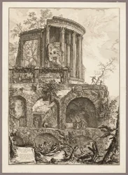 Egy másik nézet a tivolii Szibilla-templomról, a Views of Rome-ból