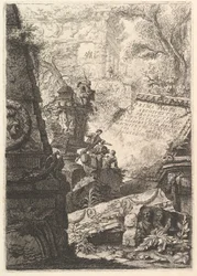 Frontispiece: First Part of Architectures, and Perspectives, Róma, kb. 1750.
