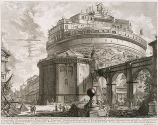 Hadrianus mauzóleuma, Angyalvár, a Vedute di Roma sorozatból