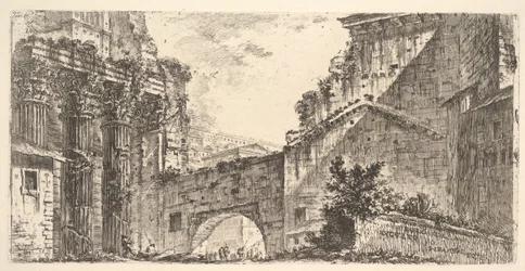 15. tábla: Augustus fóruma Augustus fóruma, kb. 1748.