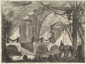A Fűrészfarkas, a Carceri dinvenzione Imaginary Prisons-ból, kb. 1749-50.