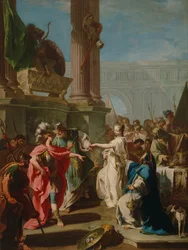 Polyxena feláldozása, 1734