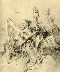 Angyal Monstrancával, 1767-1769, 1928