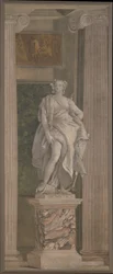 Aritmetika, 1760 (vászonra átvitt freskó)