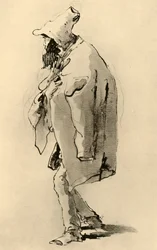 Szakállas férfi, 18. század közepe, 1928