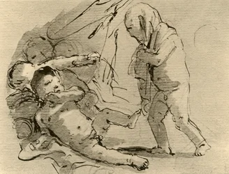 Ámor ijesztget más gyerekeket, c1757, 1928