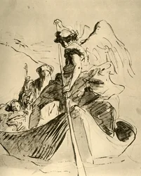 Repülés Egyiptomba, 18. század közepe, 1928