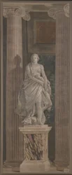 Geometria, 1760 (vászonra átvitt freskó)