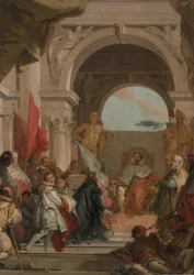 Harold püspök beiktatása Frankföld hercegeként, kb. 1751-52.