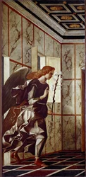 Angyali üdvözlet (tempera a panelen
