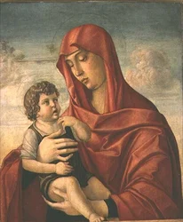 Madonna és gyermek (panel)