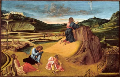 Agónia a kertben, 1465 körül (tempera a panelen)