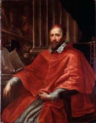 Ottaviano Raggi olasz bíboros portréja (olaj, vászon).
