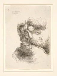 A Man in Profile, jobbra fordulva, a Les petites tetes d sorozatból