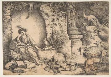 Circe Ulysses társaival állatokká változott, 1650-51.