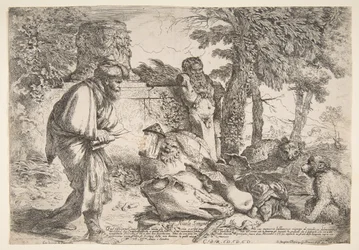 Diogenes becsületes embert keres, kb. 1645-47.