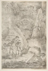 Thészeusz megtalálja apja karját, 1645, 1648.