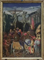 Krisztus keresztre feszítése, 1445-47 körül (tábla)