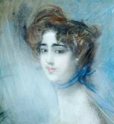 Női portré, Giovanni Boldini (1842-1931)