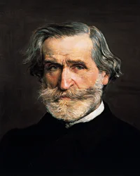 Giuseppe Verdi portréja (Roncole Verdi, Busseto)