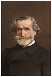 Giuseppe Verdi portréja, 1886