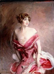Mlle. de Gillespie portréja, Biarritz hölgye, 1912