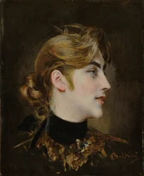 Hölgyportré, 1904 körül.
