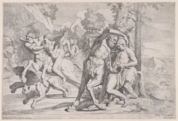 Akhilleusz nevelése, 1650-55.
