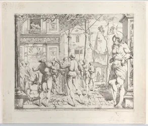 Szent Kristóf mártíromsága, Secondo Quadro, 1776.