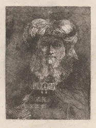 Öreg ember Rembrandt módjára, a Raccolta di Teste-ből (Fejgyűjtemény)