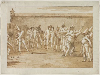 The Game of Bowls, 1790-es évek.