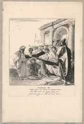 Via crucis – III. állomás, először esik a kereszt alá