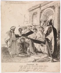 Via crucis - III. állomás. Jézus először esik el