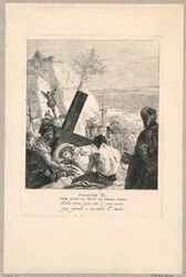 Via crucis – IX. állomás, Harmadszor esik a kereszt alá