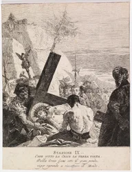 Via crucis - IX. Jézus harmadszor is elesik