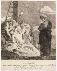 Via crucis - XIII. Jézust leveszik a keresztről