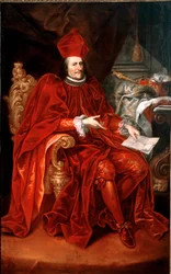Agostino Spinola (1624-1692) portréja, a gének dózse 1679 és 1681 között. Giovanni Enrico Vaymer (1665-1738) festménye 1680-1681 Méret: 215x135 cm Genes, Paolo Leisa Riciagerini gyűjtemény