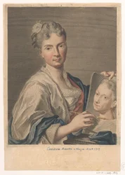 Rosalba Carriera művész portréja Művészek portréi (sorozat címe)
