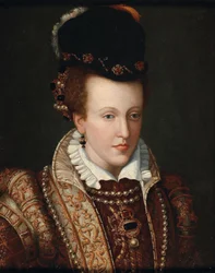 Ausztriai Joanna 1547-1578, Toszkána nagyhercegnőjének portréja, c. 1570.