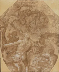 Az üveg felfedezése, kb. 1570-72.