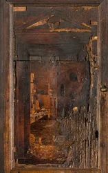 Lignaean Kanonikus Kórus, Giovanni Maria Platina intarzia 1484, Superior Stall