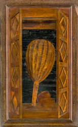 Lignaean Kanonikus Kórus, Giovanni Maria Platina intarzia 1484, Superior Stall